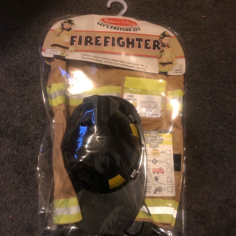 Melissa & Doug firefighter dress up set